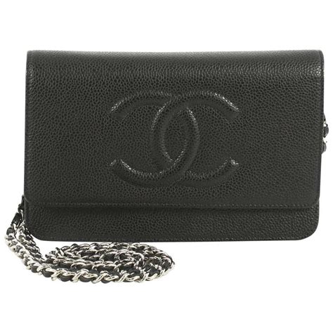 chanel timeless wallet on chain